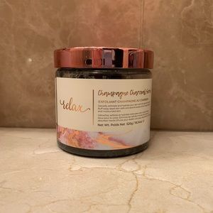 Manna Kadar RELAX Champagne Charcoal Body Scrub